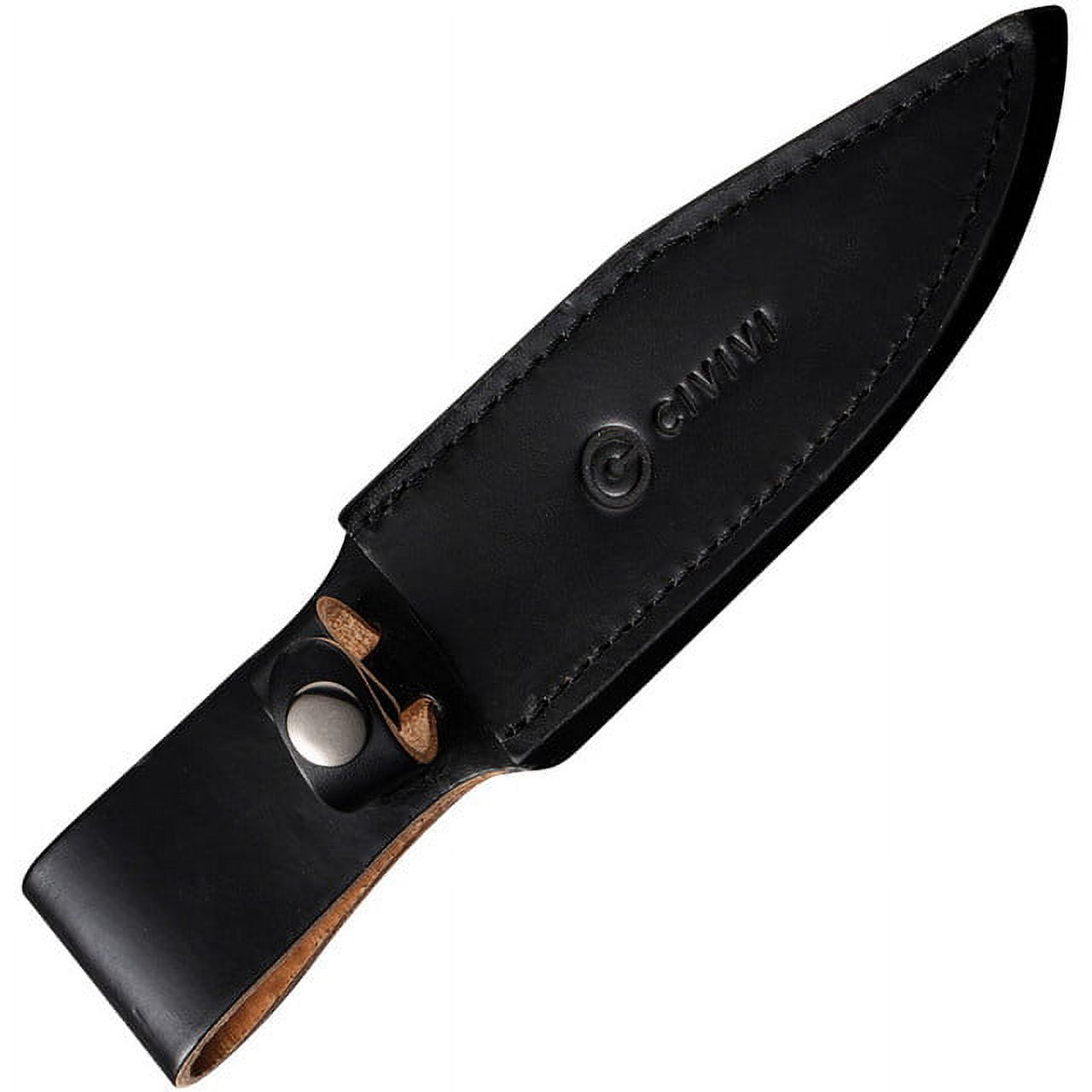 CIVIVI Knives Teton Tickler Fixed Blade C20072-1 D2 Stainless Steel & Black G10