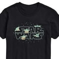 thumbnail image 3 of Star Wars - The Mandalorian Grogu Logo - Men's Short Sleeve Graphic T-Shirt, 3 of 5