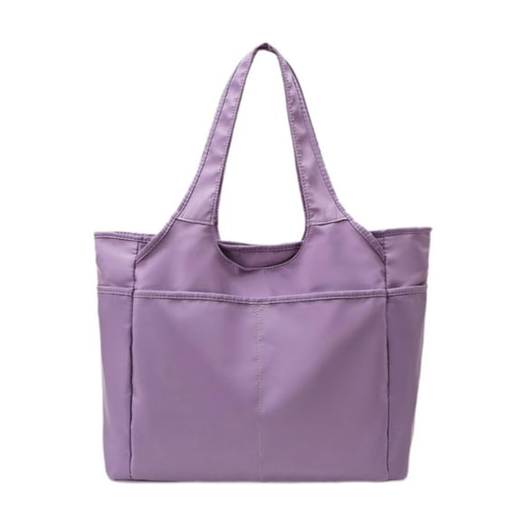 Bolso bolso de viaje bolso de viaje liviano bolso de lona plegable para mujeres sport gym bolso para viajes de compras al aire libre de vacaciones Violeta