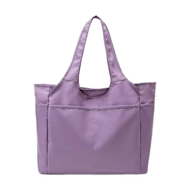 Bolso para mujeres Tota de gimnasia plegable con compartimentos grandes bolsas de viaje de viaje Bolsa de gimnasia para viajes deportivos de viaje Violeta