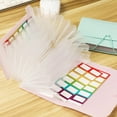 thumbnail image 6 of 13 Pocket Receipt Coupon Folder Expanding Document Folder Small Portable File Organiser for School and Office Supplies, 6 of 9