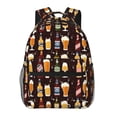 thumbnail image 1 of Balery Beer Bottles1 Mochila Escolar Impresa, Mochila Ligera para Viajes Casual, Mochila Duradera y Cómoda Multifuncional, Mochila para Laptop-One Size, 1 of 5