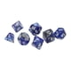 thumbnail image 5 of Dados poliédricos numéricos Bling Bling juego de 4 Dados poliédricos blancos grandes, 5 of 12