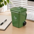 thumbnail image 5 of Tuvgenk Trash Can Coffee Mug with Lid 4.5 inch Funny Recycling Bin Ceramic Cup for Office Desk and Gag Gift Green, 5 of 8