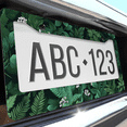 thumbnail image 6 of 1 Pcs Green Leaves License Plate Frame, License Plate Cover for Car Decorative Parts, Aluminum License Plate Bracket Holder Rust-Proof Weather-Proof for US Standard Car, 6 of 9