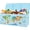 Dinosaur Map, variant on Kids Toy Box Storage Chest Collapsible Storage Bin with Lids Handles for Boys Girls Toddler, Large Kids Toy Organizer Box for Kidsroom Bedroom Playroom Nursery,37.7"x12.5"x15.7"