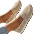 thumbnail image 3 of Sngxgn Women's Ballet Flats Slip On Flats Shoes Casual Dress Shoes Ballet Flat(Beige,40), 3 of 8