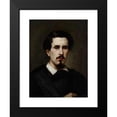 thumbnail image 2 of Silvestro Lega 19x24 Black Modern Framed Museum Art Print Titled - Portrait of Artist, 2 of 5