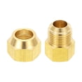 thumbnail image 3 of Uxcell 1/2" Flare Femenino x 5/8" Flare Masculino Accesorio de Tubo de Latón con Tuerca de Flare, 3 of 7