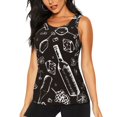 thumbnail image 1 of Balery Wine Seamless Camiseta sin mangas estampada ligera para mujer, tops de entrenamiento sin mangas, camisetas de yoga transpirables de secado rápido.-X-Large, 1 of 7
