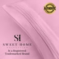 thumbnail image 6 of Sweet Home Collection 1500 Series Bed Sheets - Extra Soft Deep Microfiber Pocket Sheet Set - Pink, Twin, 6 of 6