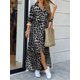 thumbnail image 1 of ZANZEA Party Vintage Leopard Robe 2023 Autumn Casual Long Sleeve Maxi Long Vestidos Dress Fashion Oversized Women Shirt Dress 1XXL Gao Jinjia LED, 1 of 2