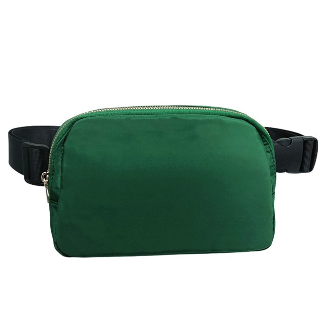Riñonera de gran capacidad con bolsillo de nailon para deportes al aire libre (verde oscuro) Ehuebsd Para Estrenar