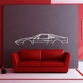 thumbnail image 2 of LaModaHome 1980 308 GTSI Classic Metal Silhouette Wall Art, 2 of 5