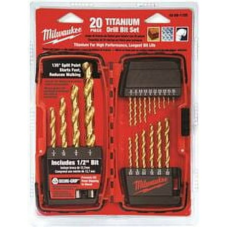 UPC: 0045242170616 | Milwaukee Titanium Drill Bit Set  20 Piece