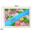 thumbnail image 3 of COOLL Everlasting Moss Painting One Set Artificial Moss Painting Kit with Photo Frame Creative Ocean World Picture for, 3 of 5