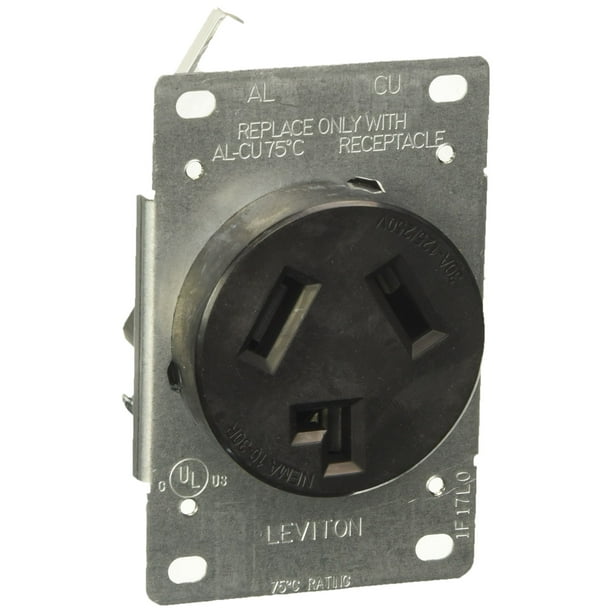 Toma eléctrica Leviton 30 amperios 125/250 V NEMA 10-30R