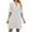 White, variant on Elainilye Fashion Summer Dresses for Women 2024 Casual Sexy Summer V Neck Short Sleeve Loose Solid Dress,Black