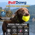 thumbnail image 2 of Ruff Dawg Cube Medium 2.5 Indestructible Dog Toy, Yellow – Heavy-Duty Rubber Fetch & Chew Toy for Aggressive Chewers – Erratic Bounce, Floats, BPA & Latex Free – Made in USA, 2 of 8