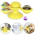 thumbnail image 1 of Rotating Windmill Cat Toy, Turning Windmill Turntable Tickle Teasing Cat Toy Scratcher Hair Brush, 1 of 4