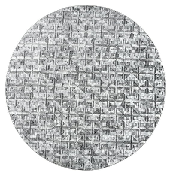United Weavers Reserve La Luna Black Round Rug 7'11" RD