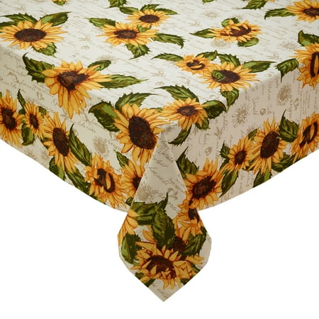 

Rustic Sunflowers Printed Tablecloth - 60x84
