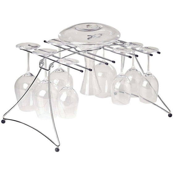 Wine Enthusiast 1610302 Large Folding Decanter and Wine Glass Dryer