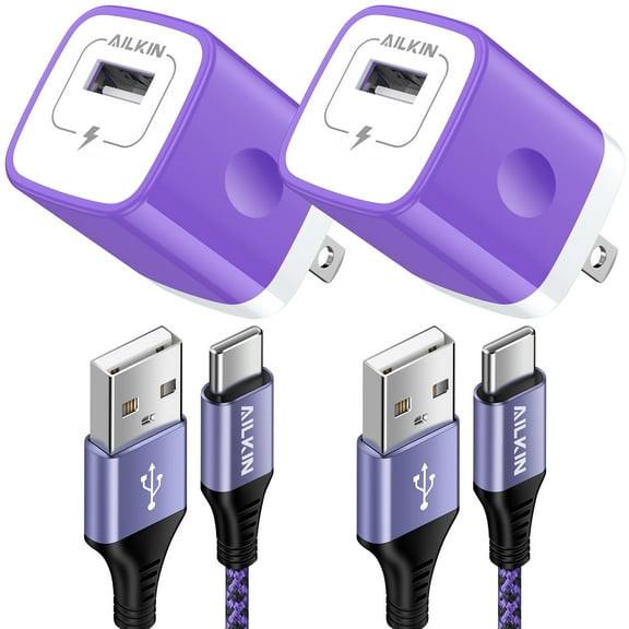Type C Charger Fast Charging 10 Feet,2PACK Usb Wall Charger Block Adapter Plug Usb A to Usb C Charging Cable High Speed Phone Charger Type C Cord for Samsung Charger 10ft Android Charger Block