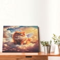 thumbnail image 4 of Balery Cute Cloud Pomeranian Pattern Canvas Decorative Picture – 30x40in Premium Wall Art, Modern Canvas Print for Home Decor（Horizontal）, 4 of 6