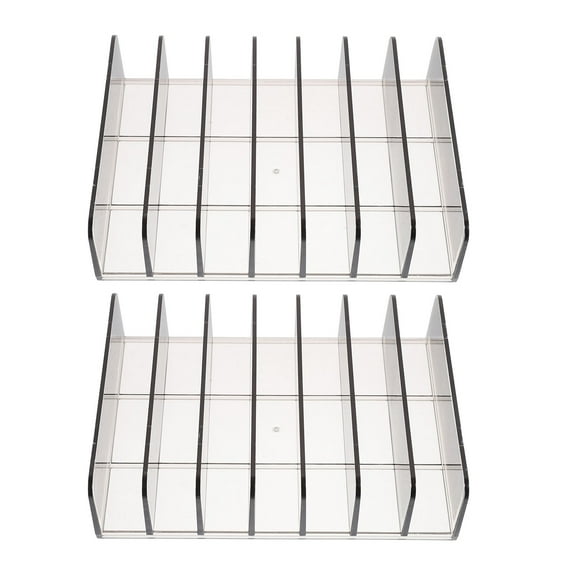 RUNROTOO 2Pcs Cash Drawer Tray for Small Cash Box in Modern and Design