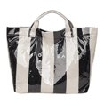 thumbnail image 1 of Bolso de playa de PVC, bolso tipo hobo, bolso de mano para camping, bolso informal deportivo para portátil, bolso de mano para mujer Negro, 1 of 9