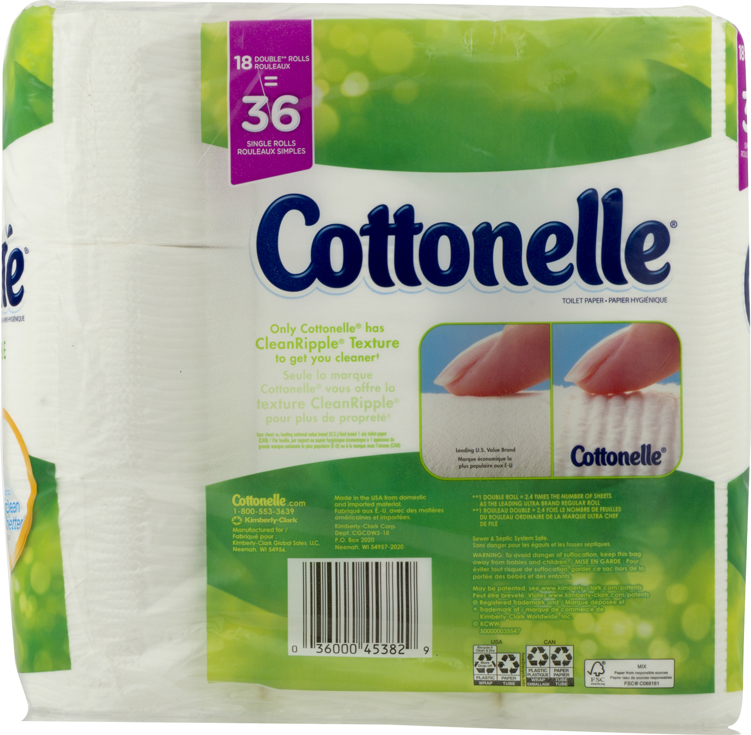 Cottonelle Gentle Care Toilet Paper, 18 Double Rolls - image 5 of 5
