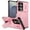 Pink, variant on for Samsung Galaxy S26 Ultra Case with Camera Sliding Cover & Adjustable Kickstand, Magnetic Wireless Charging Rugged Shockproof Bumper Cases Heavy-Duty Magnetic Protective Phone Cover, Green