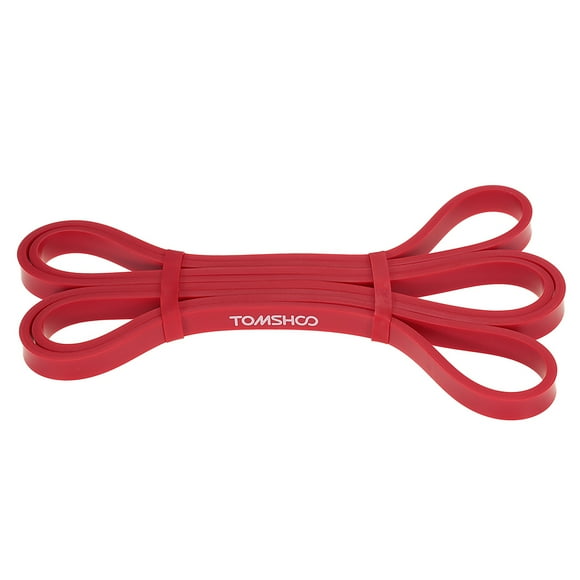 208cm Workout Loop Band Pull Up Assist Band Stretch Resistance Band Powerlifting Bodybulding Yoga Exercise Fitness Assist Mobility Band for Men and Women Red