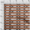 thumbnail image 1 of oneOone Tissu Popeline de Coton Rayé Ikat Imprimé 1 Yard 56 Pouces de Large, 1 of 1