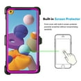 thumbnail image 3 of Mignova pour Galaxy A21 Étui avec Protecteur d'Écran Intégré, [Protection Robuste] Étui Intégrale Robuste Antichoc avec Béquille pour Samsung Galaxy A21 (6,5 Pouces) (Violet), 3 of 7