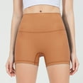 thumbnail image 3 of Gibobby Falda Shorts Mujer Pantalones cortos deportivos de color melocotón para mujer(Amarillo, M), 3 of 4