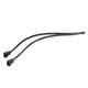 thumbnail image 3 of Cable divisor PWM de 4 pines (4 unidades), conector hembra PWM de 4 pines a cable adaptador PWM de 3 pines para CPU, ventilador de caja, cable de alimentación con funda (negro), 3 of 5