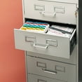 thumbnail image 2 of Seven-Drawer Multimedia Cabinet for 5 x 8 Cards 19.13w x 28.5d x 52h, Black, 2 of 2