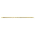 thumbnail image 1 of 14K Yellow & White Gold 4mm Alternate Double Oval Link Square Grid Mens Necklace 24" with Lobster Clasp, 1 of 1