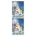 thumbnail image 1 of Injueey Cuadros de pintura de diamantes de Navidad, arte de pared, artesanía para niños, decoración de vacaciones, Papá Noel, muñeco de nieve, casa Type1 NO1, 1 of 6