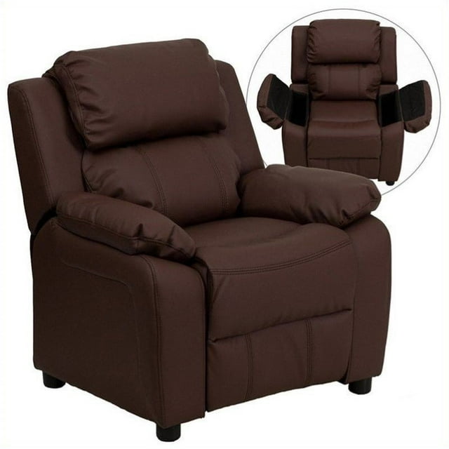 Rosebery Kids Fauteuil Inclinable Contemporain en Marron
