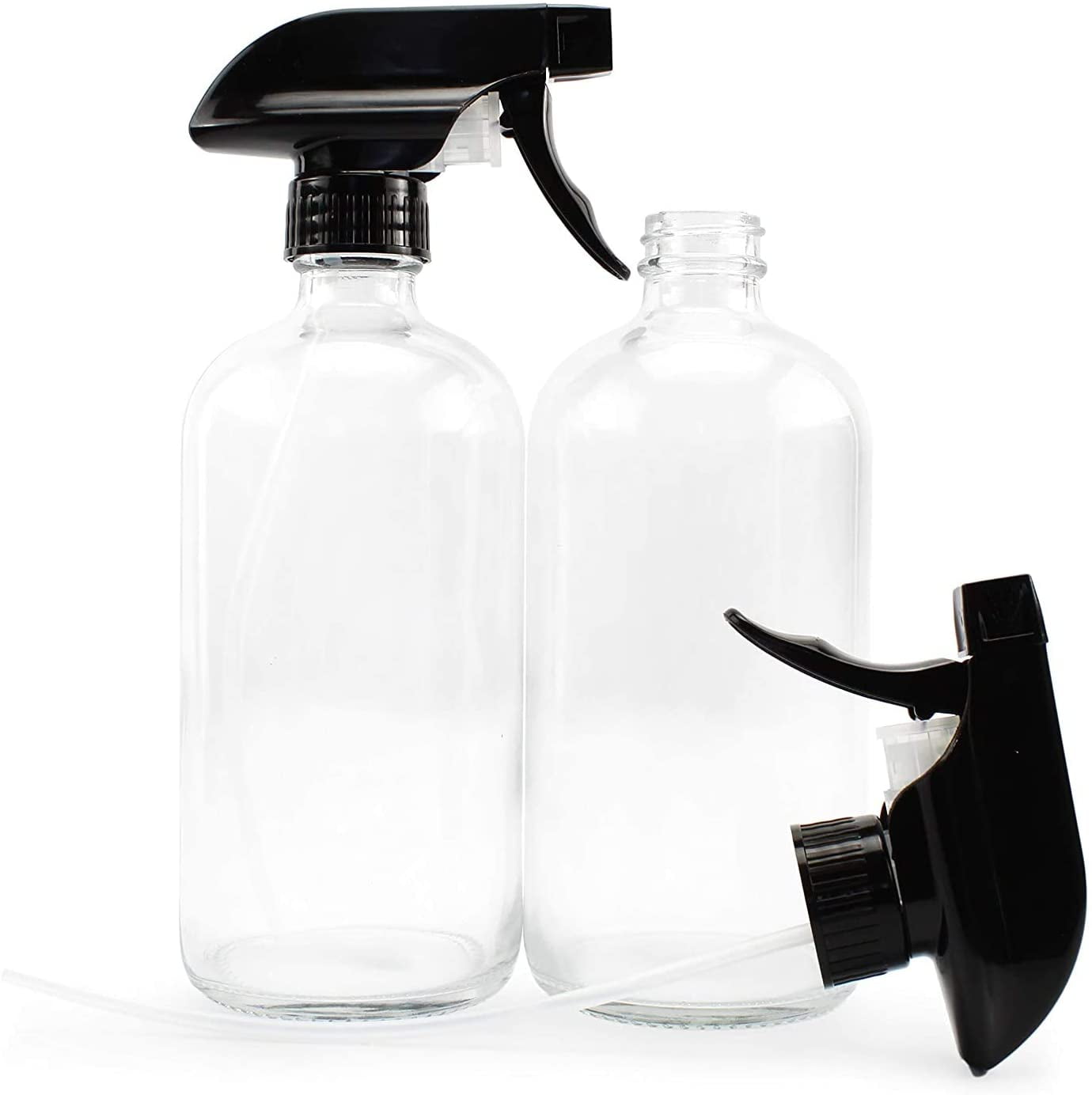 PRO-SOURCE 16 oz. Translucent Plastic Spray Bottle 916B - 65-661-1