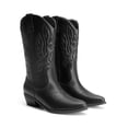 thumbnail image 3 of Bota DREAM PAIRS SDMB24014W-T Botas Vaqueras Negras para Mujer, 3 of 8