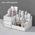 thumbnail image 2 of Organizador de cosméticos y joyas, diseño espacioso, perfecto para baños, tocadores, tocadores y encimeras Adepaton CZMR-ST35-3, 2 of 5