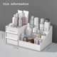 thumbnail image 2 of Estante de almacenamiento de cosméticos con cajones - estante de almacenamiento de encimera de cosméticos (blanco) Fason HMHZ1265, 2 of 7