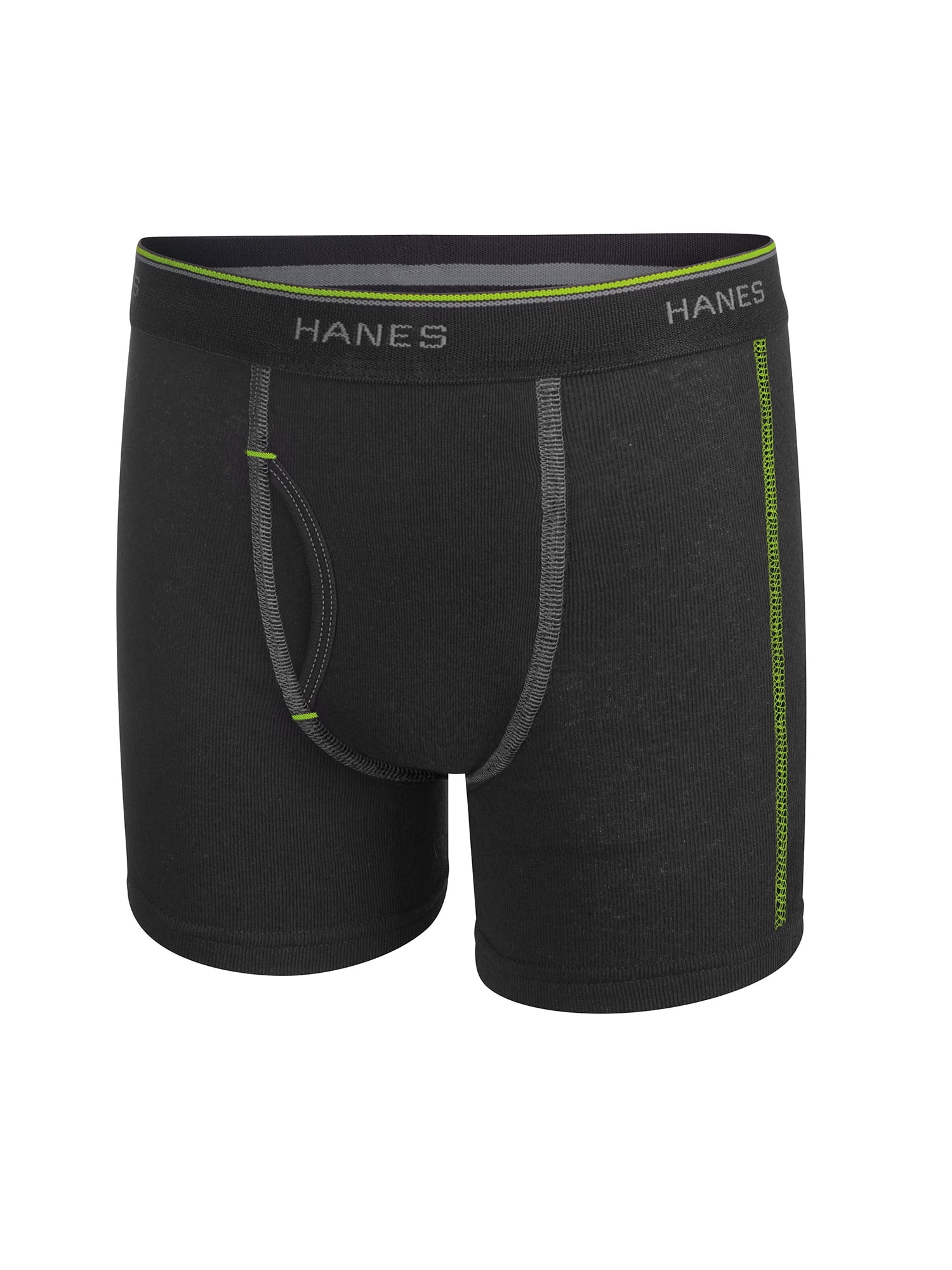 Hanes Tagless Boy's Boxer Briefs, 7 Pack, Medium