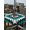 Teal Green, variant on Outdoor Tablecloth with Umbrella Hole and Zipper, Green Aztec Rectangle Table Cloth 60x120 Inch Waterproof Tablecloth, Black White Southwest Retro Geometric Picnic Table Cover for Patio Camping
