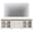 White, variant on TV Stand for 100-Inch TV, 3-in-1 TV Console Table for 75/80/85/90-Inch TVs, Entertainment Center with Glass Door & Drawer, Oak Kitchen Sideboard Buffet Cabinet for Dining Room