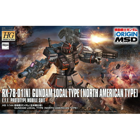 Bandai The Origin Gundam Local Type North American Front HG 1/144 Model